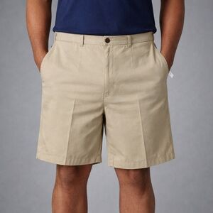 Amazon Essentials Men’s Chino Shorts – Beige – Size 40 – Classic Fit Summer